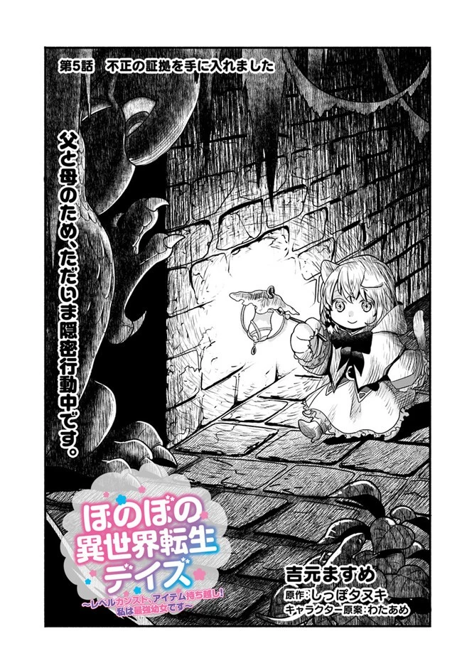 ほのぼの異世界転生デイズ～レベルカンスト、アイテム持ち越し！ 私は最強幼女です～ 第5話 - 1