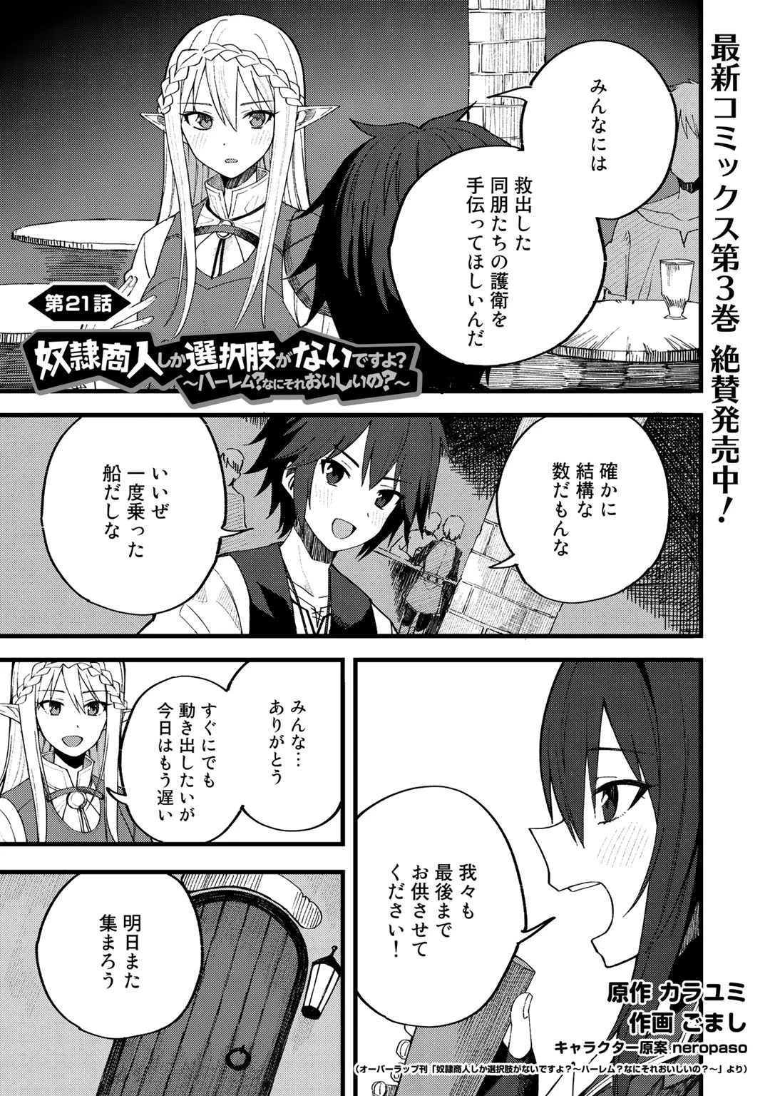 奴隷商人しか選択肢がないですよ?～ハーレム?なにそれおいしいの?～ 第21話 - 1