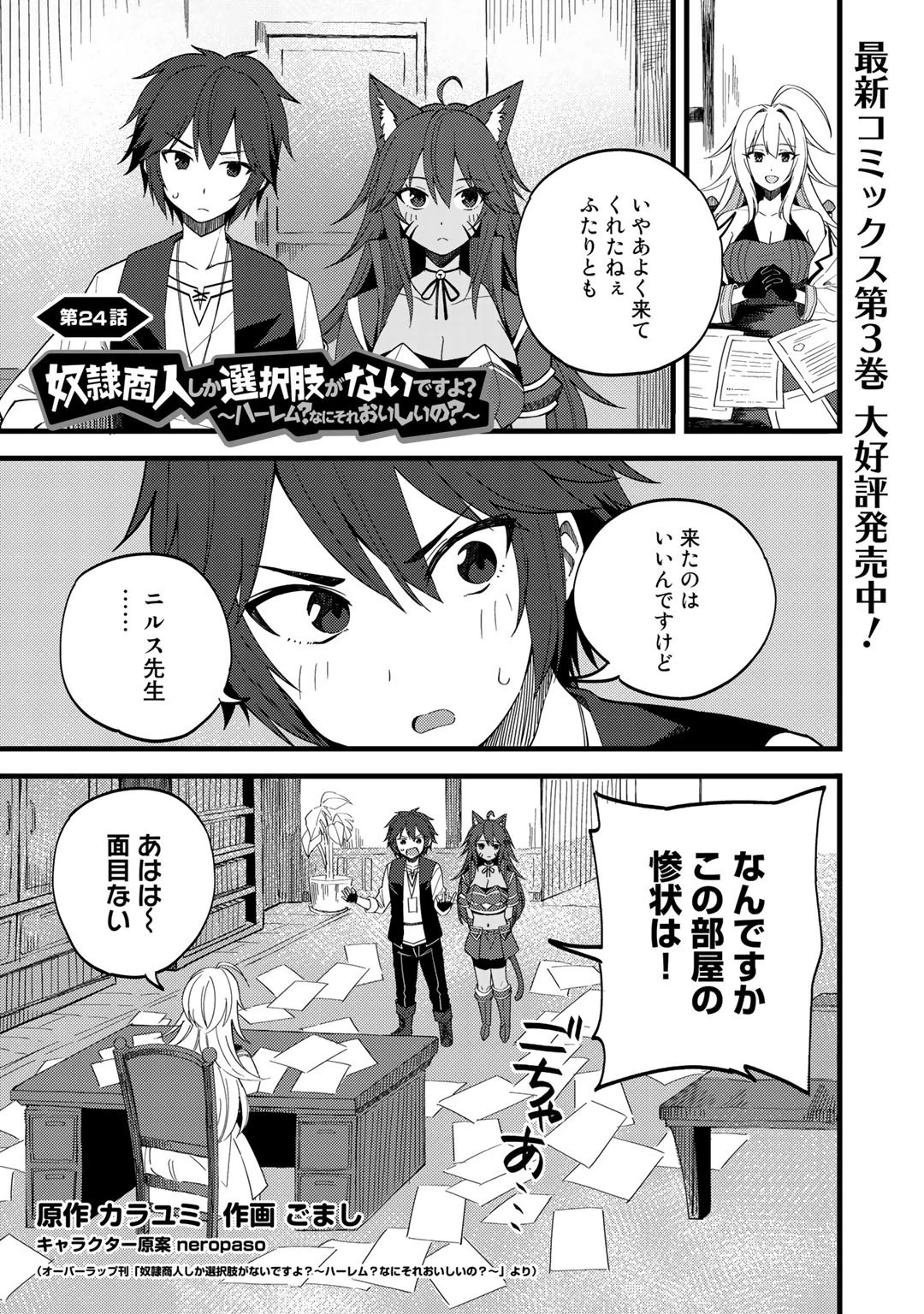 奴隷商人しか選択肢がないですよ?～ハーレム?なにそれおいしいの?～ 第24話 - 1