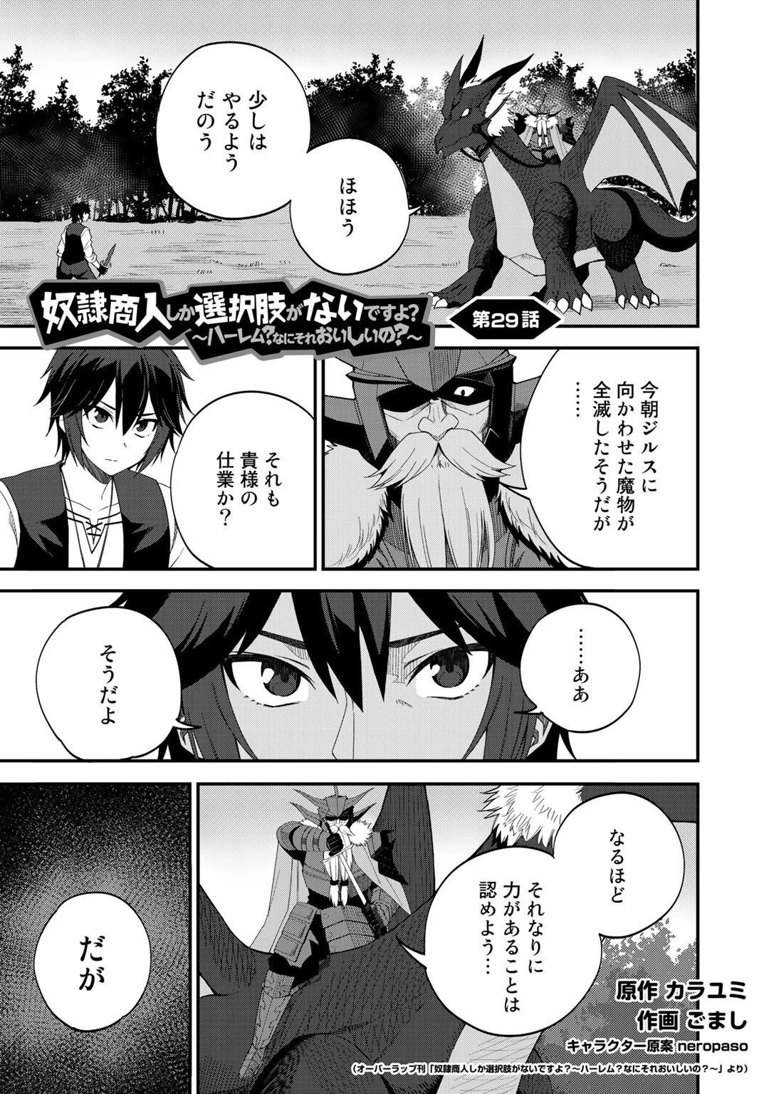 奴隷商人しか選択肢がないですよ?～ハーレム?なにそれおいしいの?～ 第29話 - 1