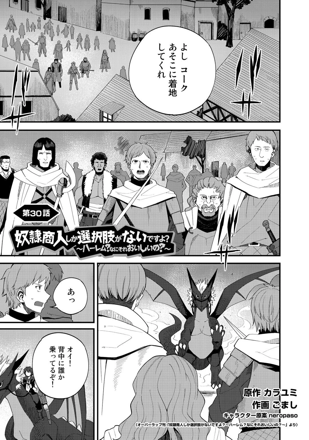 奴隷商人しか選択肢がないですよ?～ハーレム?なにそれおいしいの?～ 第30話 - 1