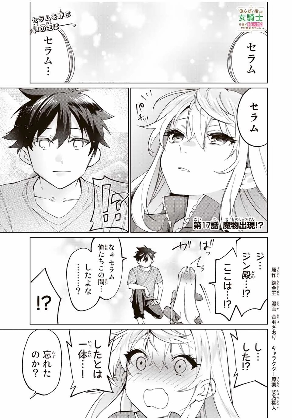 田んぼで拾った女騎士、田舎で俺の嫁だと思われている 第17話 - 1