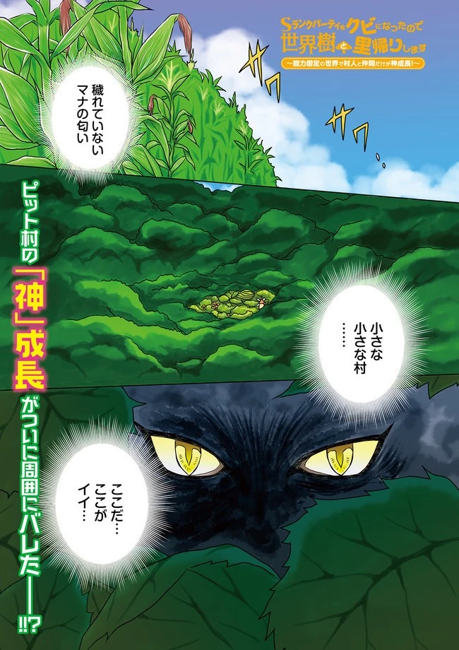 Sランクパーティをクビになったので世界樹と里帰りします ～能力固定の世界で村人と仲間だけが神成長！～ 第7.1話 - 1
