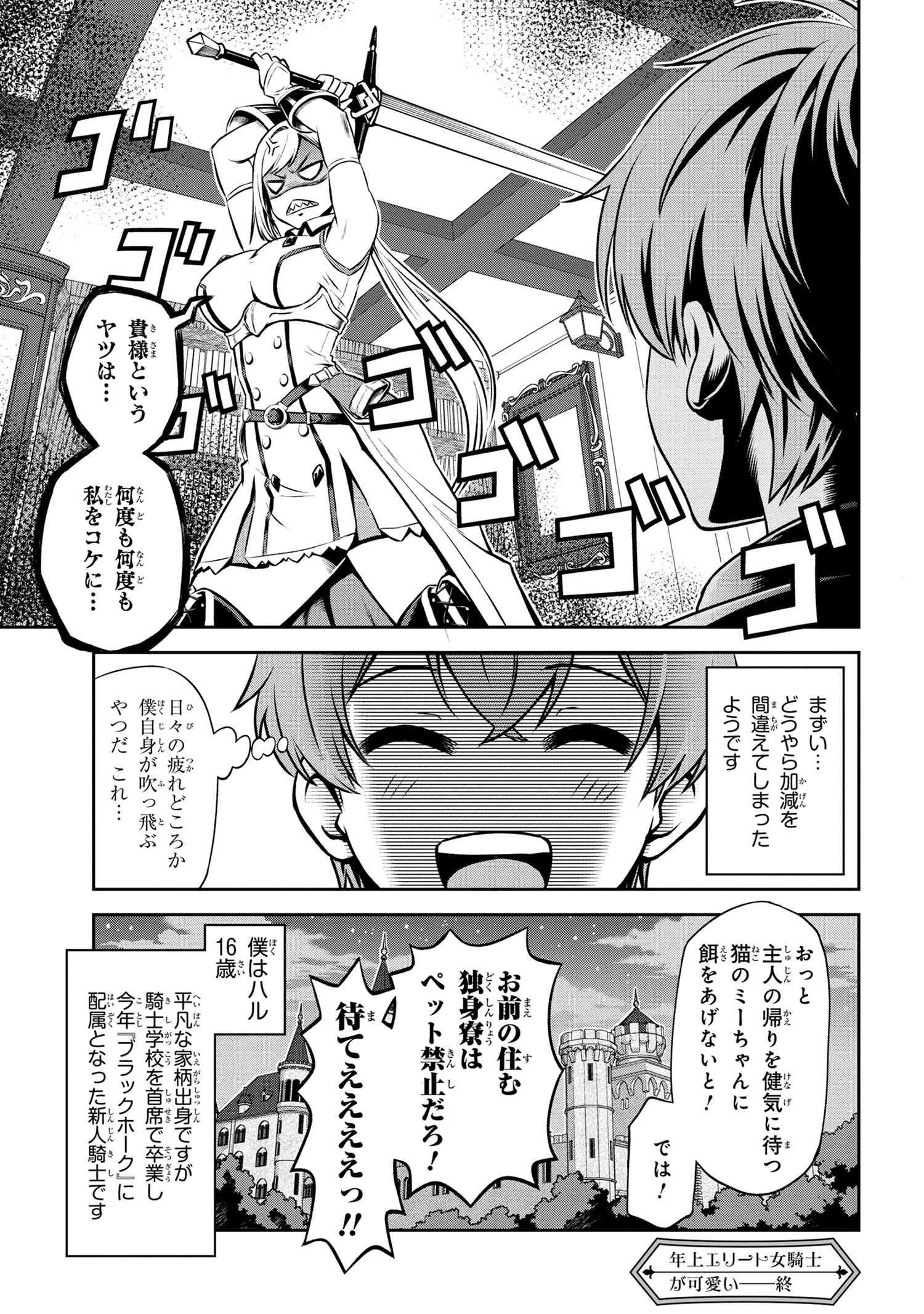 年上エリート女騎士が僕の前でだけ可愛い 第1.2話 - 8