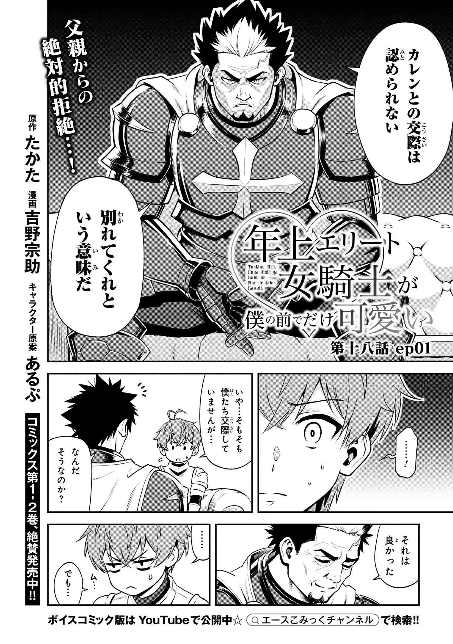 年上エリート女騎士が僕の前でだけ可愛い 第18.1話 - 2