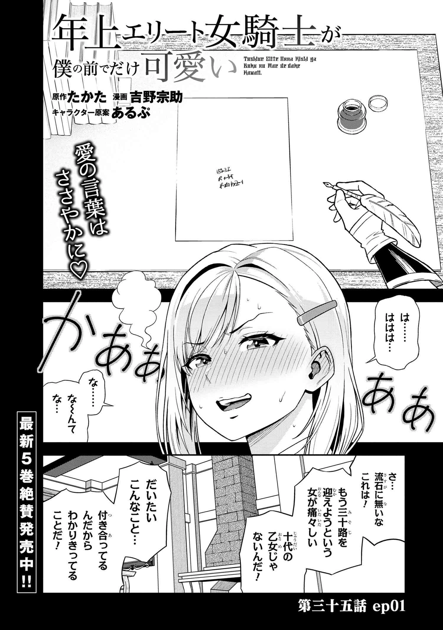 年上エリート女騎士が僕の前でだけ可愛い 第35.2話 - 2