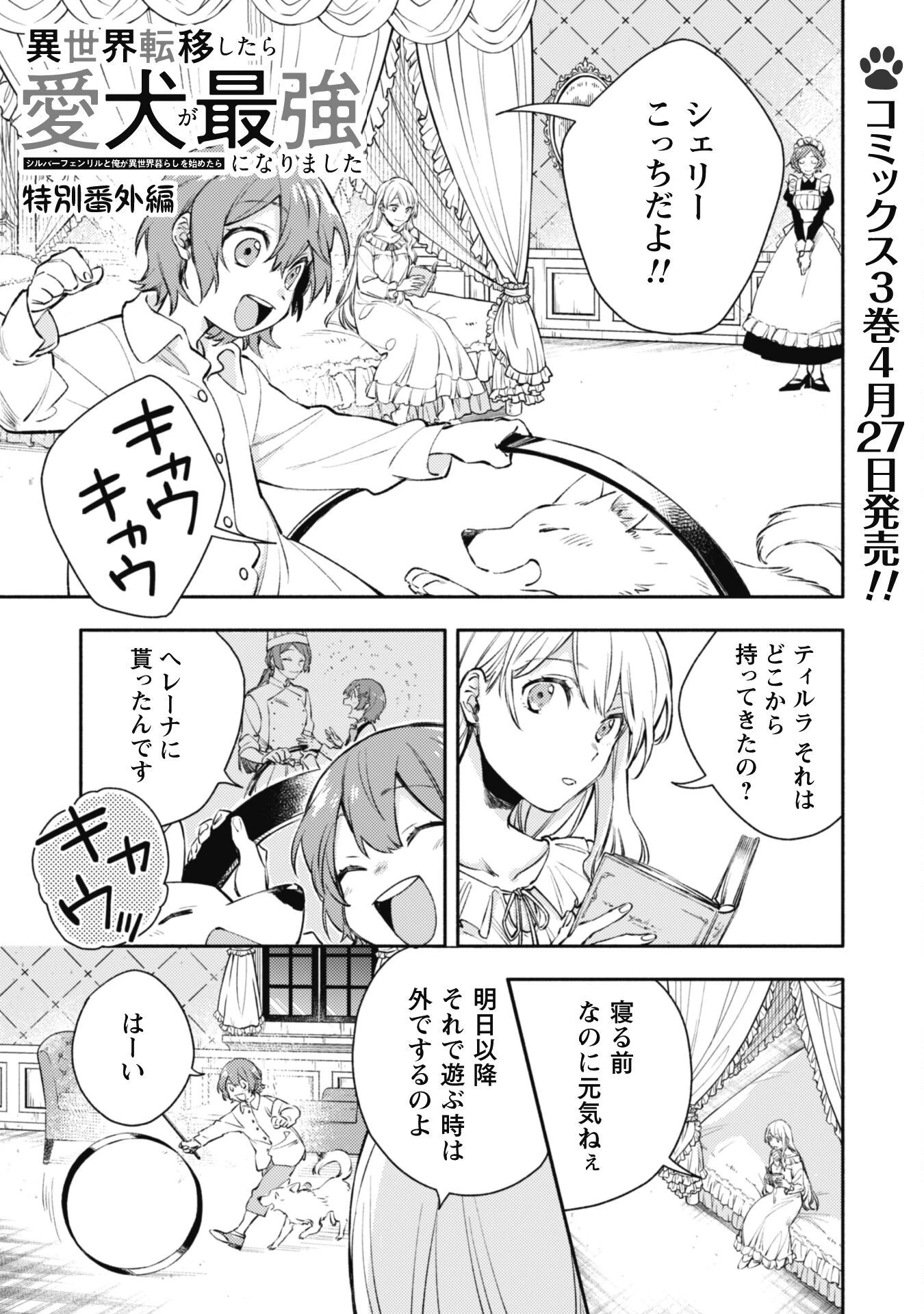 異世界転移したら愛犬が最強になりました~シルバーフェンリルと俺が異世界暮らしを始めたら~ 第20.5話 - 2