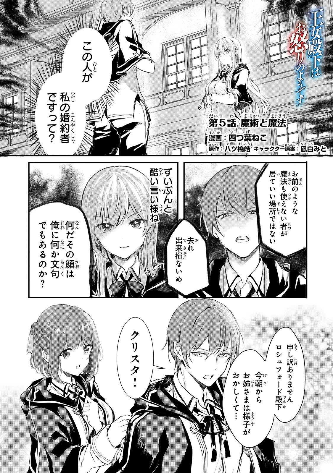 王女殿下はお怒りのようです 第5話 - 1