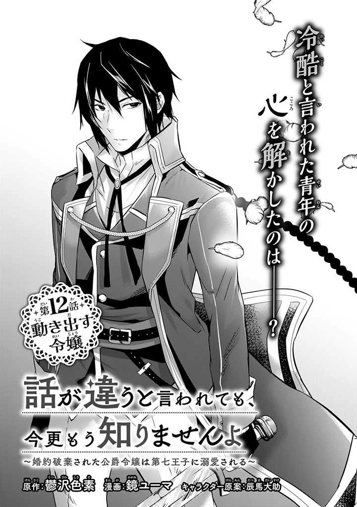 話が違うと言われても、今更もう知りませんよ ～婚約破棄された公爵令嬢は第七王子に溺愛される～ 第12.1話 - 1