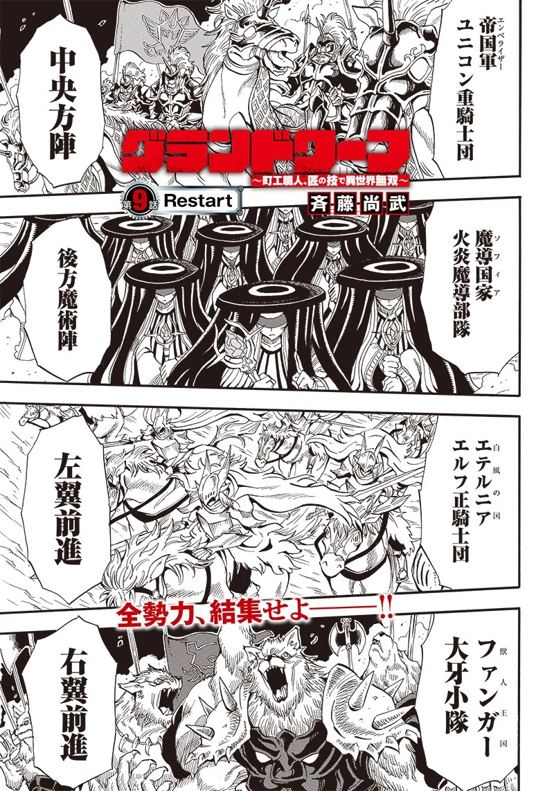 グランドワーフ〜町工職人、匠の技で異世界無双〜 第9話 - 1
