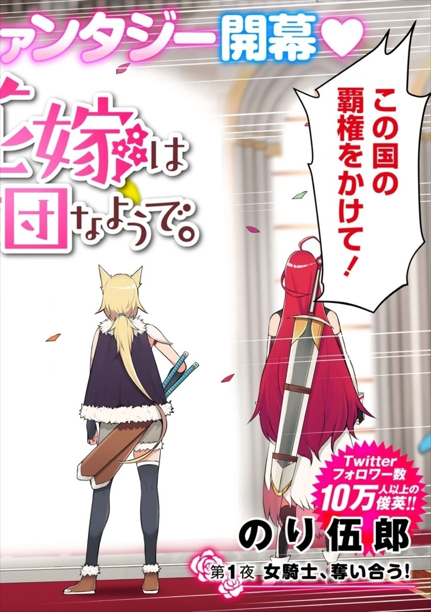 どうやらボクの花嫁は女騎士団なようで。 第1話 - 2