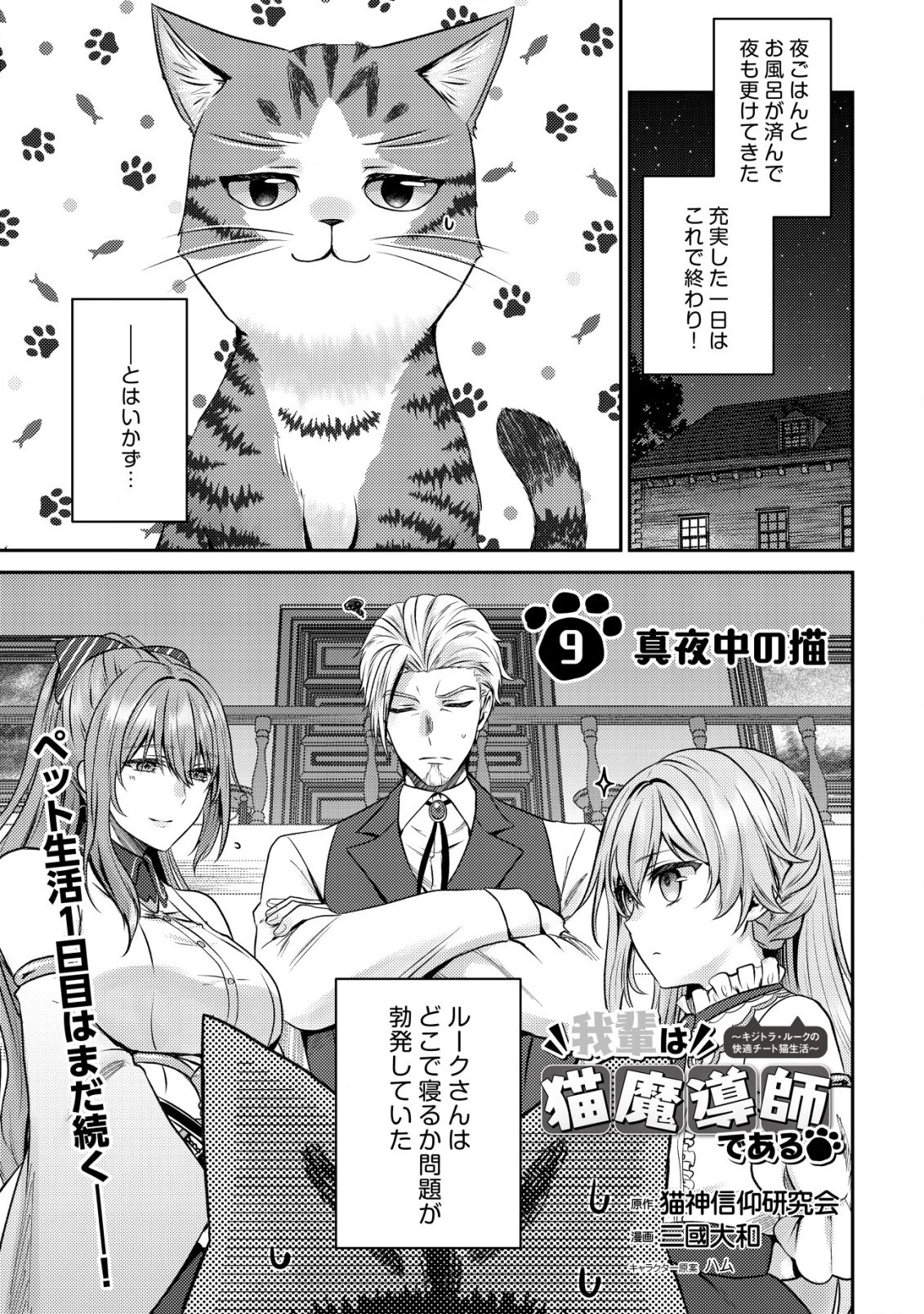 我輩は猫魔導師である～キジトラ・ルークの快適チート猫生活～ 第9.1話 - 1